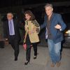 George Clooney avec Ramzi and Baria Alamuddin à New York le 28 avril 2015.