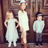 Tori Spelling a ajouté une photo de ses enfants à son compte Instagram, le 9 mars 2015
