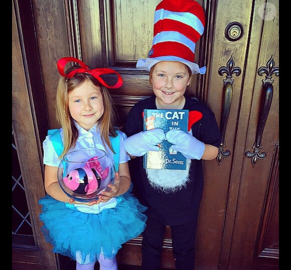 Tori Spelling a ajouté une photo de ses enfants à son compte Instagram, le 4 mars 2015
