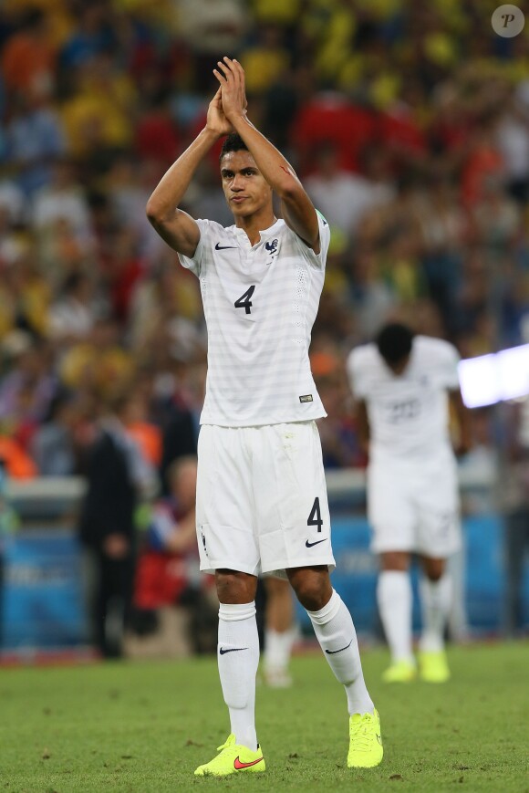 Raphaël Varane - Match de Coupe du monde France - Equateur à Rio de Janeiro au Brésil le 25 juin 2014. 