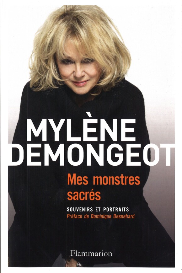 Illustration du livre de Mylène Demongeot "Monstres sacrés, souvenirs et portraits" publié le 13 mai 2015 