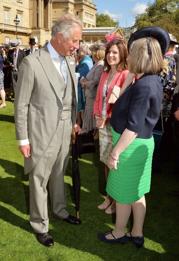 Le prince Charles lors de la première garden party de l'année à Buckingham, le 12 mai 2015
