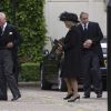 Le prince Charles et Camilla Parker Bowles lors d'un service commémoratif pour le 8e duc de Wellington, Arthur Valerian Wellesley, le 12 mai 2015 à Londres
