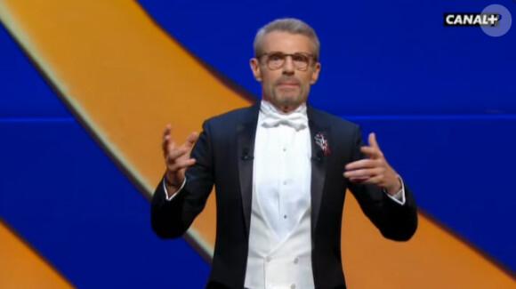 La cérémonie d'ouverture du 68e Festival de Cannes le 13 mai 2015, présentée par Lambert Wilson