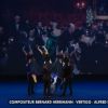 La cérémonie d'ouverture du 68e Festival de Cannes le 13 mai 2015 : séquence dansée et chorégraphie par Benjamin Millepied, qui évoque une scène d'amour de "Sueurs Froides" ("Vertigo"), réalisé par Alfred Hitchcock en 1958 sur la musique de Bernard Hermann