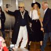 Johnny Depp et sa fiancée Amber Heard arrivent à l'aéroport de Tokyo. Le 26 janvier 2015  Actor Johnny Depp and Amber Heard arrive at Tokyo International Airport in Tokyo, Japan, on January 26, 2015.26/01/2015 - TOKYO