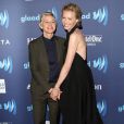 Ellen DeGeneres et sa femme Portia de Rossi lors de la 26e cérémonie des GLAAD Media Awards à Beverly Hills, le 21 mars 2015.