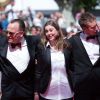 Urs Rechn, Clara Royer, Laszlo Nemes - Montée des marches du film "Le fils de Saul" lors du 68e Festival International du Film de Cannes, le 15 mai 2015