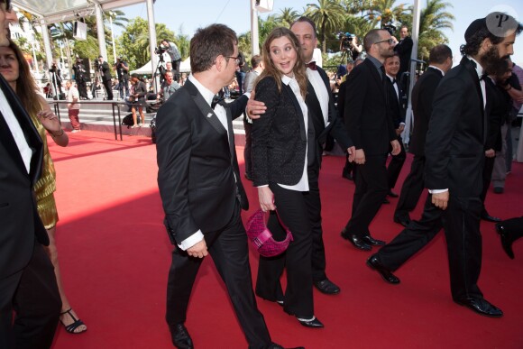 Guest, Clara Royer, Urs Rechn, Matyas Erdely, Geza Rohrig - Montée des marches du film "Le fils de Saul" lors du 68e Festival International du Film de Cannes, le 15 mai 2015