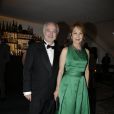 Jacques Attali et Nathalie Baye lors du dîner pour la fondation Positive Planet (ex Planet Finance) au Silencio, Cannes, le 15 mai 2015.