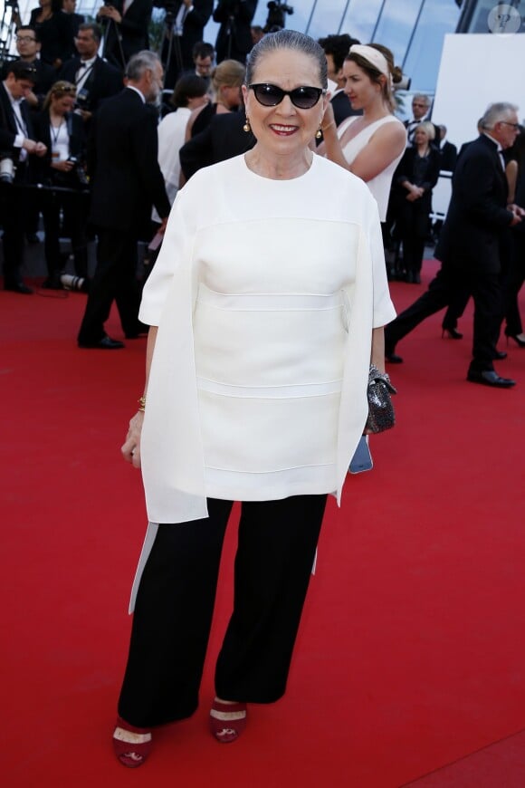 Nicole Picart - Montée des marches du film "Mia Madre" lors du 68e Festival International du Film de Cannes, le 16 mai 2015.