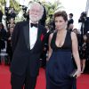 Nicolas Seydoux, sa fille Sidonie Dumas - Montée des marches du film "Mia Madre" lors du 68e Festival International du Film de Cannes, le 16 mai 2015.