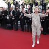 Annie Cordy - Montée des marches du film "Mia Madre" lors du 68e Festival International du Film de Cannes, le 16 mai 2015.