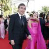 Philippe Douste-Blazy et sa compagne Marie-Laure Bec - Montée des marches du film "Mia Madre" lors du 68e Festival International du Film de Cannes, le 16 mai 2015.