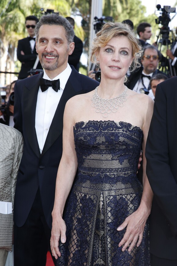 John Turturro, Margherita Buy - Montée des marches du film "Mia Madre" lors du 68e Festival International du Film de Cannes, le 16 mai 2015.