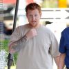 Exclusif - Le fils de Ryan O'Neal, Redmond, à Brentwood Los Angeles, le 27 décembre 2013