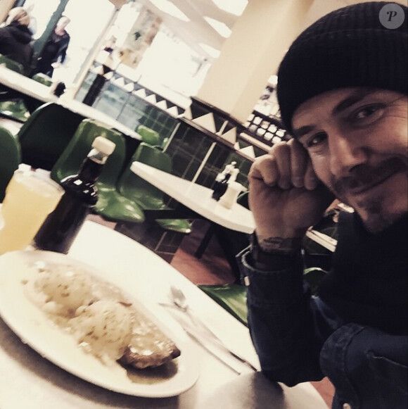 David Beckham - photo publiée sur son compte Instagram le 14 mai 2015