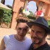 David Beckham et son fils Brooklyn - photo publiée sur son compte Instagram le 2 mai 2015