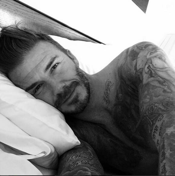 David Beckham - photo publiée sur son compte Instagram le 2 mai 2015
