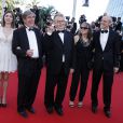 Bernard Menez, Dominique Besnehard - Montée des marches du film "Inside Out" (Vice-Versa) lors du 68e Festival International du Film de Cannes, le 18 mai 2015.