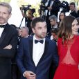 Lambert Wilson, Guillaume Gouix, Virginie Ledoyen, Eric Hannezo - Montée des marches du film "Enragés" lors du 68e Festival International du Film de Cannes, le 18 mai 2015.