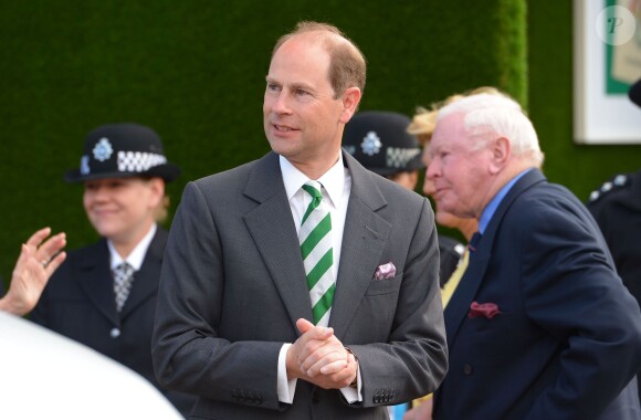 Le prince Edward, comte de Wessex le 18 mai 2015 au Chelsea Flower Show, à Londres.