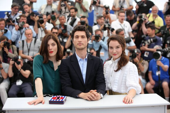 Valérie Donzelli, Jérémie Elkaïm, Anaïs Demoustier - Photocall du film "Marguerite et Julien" lors du 68e Festival international du film de Cannes le 19 mai 2015