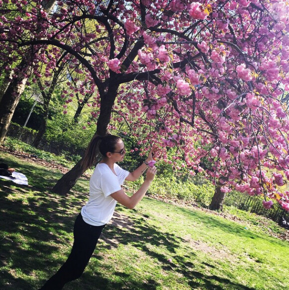Pauline Ducruet, fille de la princesse Stéphanie de Monaco, à Central Park, New York, le 3 mai 2015. Photo Instagram du 4 mai 2015, jour de ses 21 ans.