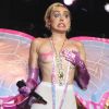 Miley Cyrus lors d'un concert à l'afterparty Adult Swim Upfront au Terminal 5 à New York, le 13 mai 2015