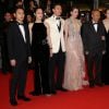 Chang Chen, Shu Qi, Sheu Fang-Yi, Hsieh Hsin-Ying, Hou Hsiao-Hsien, Zhou Yun, Satoshi Tsumabuki - Montée des marches du film "Nie Yinniang" (The Assassin) lors du 68e Festival International du Film de Cannes, le 21 mai 2015.