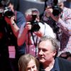 Gérard Depardieu, Isabelle Huppert - Montée des marches du film "Valley of Love" lors du 68e Festival International du Film de Cannes, le 22 mai 2015.
