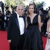 Alain Terzian et sa femme Brune de Margerie - Montée des marches du film "The Little Prince" (Le Petit Prince) lors du 68e Festival International du Film de Cannes, le 22 mai 2015.
