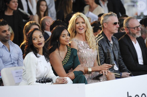 Selita Ebanks, Miriam Aldainy, Victoria Silvstedt, Eddie Irvine, Liam Cunningham - "Amber Lounge Fashion and Auction Party" à l'hôtel Méridien à Monaco, le 22 mai 2015. Dans le cadre du Grand Prix de Formule 1 de Monaco, des pilotes automobiles et leurs femmes ont défilé pour la bonne cause. 22/05/2015 - Monaco