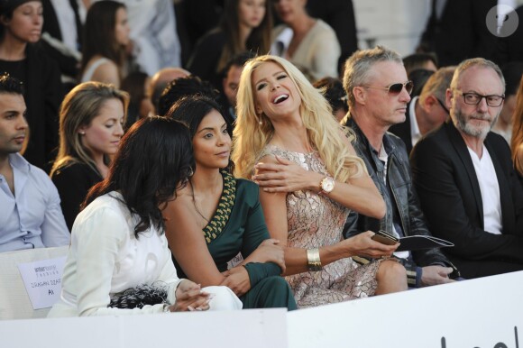 Selita Ebanks, Miriam Aldainy, Victoria Silvstedt, Eddie Irvine, Liam Cunningham - "Amber Lounge Fashion and Auction Party" à l'hôtel Méridien à Monaco, le 22 mai 2015. Dans le cadre du Grand Prix de Formule 1 de Monaco, des pilotes automobiles et leurs femmes ont défilé pour la bonne cause. 22/05/2015 - Monaco