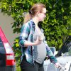 Exclusif - Leighton Meester, enceinte à Los Angeles, le 16 mai 2015.