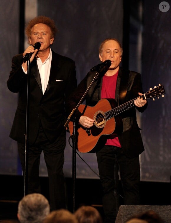 Simon & Garfunkel perform at "TV Land Presents: The AFI Life Achievement Awards Honoring Mike Nichols", June 10, 2010 at Sony Pictures Studios in Culver City, California. The show airs on Saturday, June 26th at 9 PM ET/PT on TV Land during a special presentation of TV Land PRIME. Photo by Frank Micelotta/PictureGroup/ABACAPRESS.COM.11/06/2010 - 