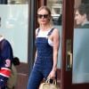 Kate Bosworth à la sortie de son hôtel à New York, le 16 avril 2015