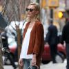 Kate Bosworth dans les rues de New York, le 14 avril 2015.  