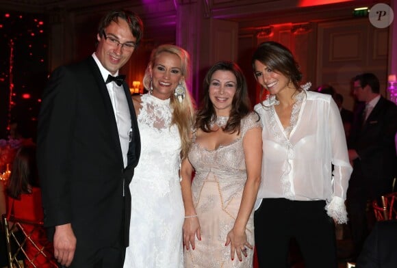 Exclusif - Elodie Gossuin-Lacherie, Laury Thilleman - Dîner du Global Gift Gala, au profit de l'Unicef, France Frimousses de créateurs, The Global Gift Foundation et The Eva Longoria Foundation, au Four Seasons George V, le 25 mai 2015 à Paris.