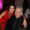 Exclusif - Eva Longoria, Jean-Paul Gaultier - Dîner du Global Gift Gala, au profit de l'Unicef, France Frimousses de créateurs, The Global Gift Foundation et The Eva Longoria Foundation, au Four Seasons George V, le 25 mai 2015 à Paris.