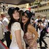 Bella Hadid, Kendall Jenner - People lors du Grand Prix de Formule 1 de Monaco le 24 mai 2015. 