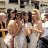 Kendall Jenner, Hayley Baldwin, Bella Hadid, Gigi Hadid - People lors du Grand Prix de Formule 1 de Monaco le 24 mai 2015 