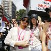 Hailey Baldwin, Bella Hadid et Kendall Jenner - People au Grand Prix de formule 1 de Monaco. le 24 mai 2015. 