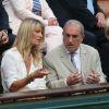Jean-Claude Camus et Isabelle à Roland-Garros le 26 mai 2015.