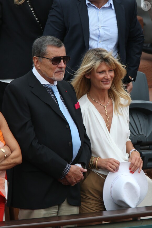 Jean-Claude Camus et sa fille Isabelle à Roland-Garros le 26 mai 2015.