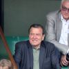 Gerhard Schröder à Roland-Garros le 26 mai 2015.