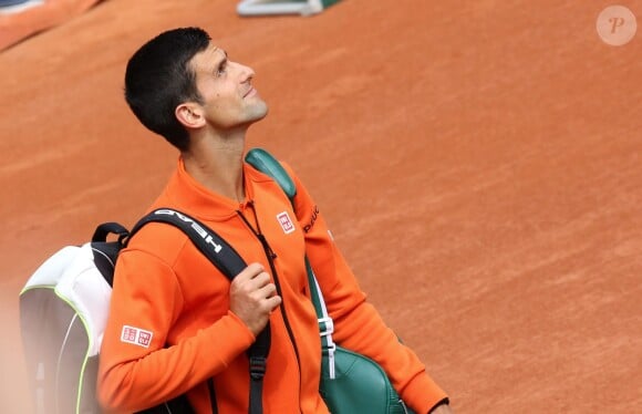 Novak Djokovic à Roland-Garros le 26 mai 2015.