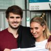 Tatiana Golovin et son compagnon Hugo Bonneval - Journée évasion organisée par l'association "Premiers de Cordée" pour le 10e anniversaire de la "Semaine du Sport à l'Hôpital" au Stade de France, le 21 mai 2014.
