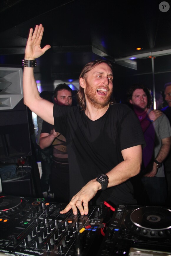 David Guetta au Queen à Paris, le 7 avril 2012.