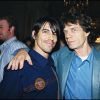 Anthony Kiedis et Mick Jagger au Queen à Paris, le 4 juin 2002.